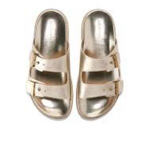 Cole Haan Women's Metallic Gold Sandals